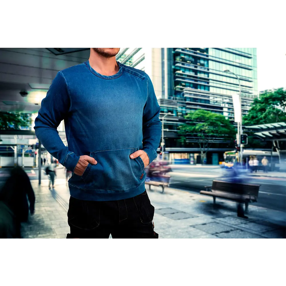 Толстовка Denim темно-синяя размер L рост 184 NEO TOOLS STLM-2078324 - Вид №4