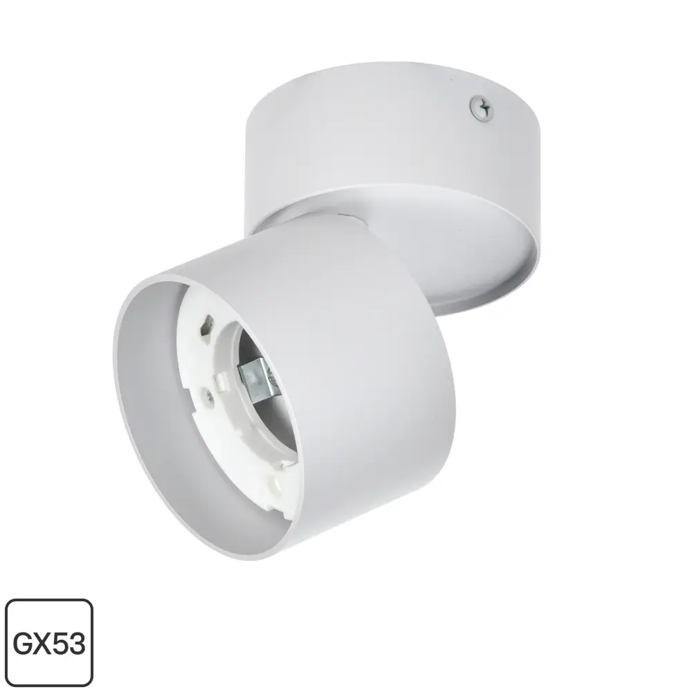 Спот поворотный IEK 4040 1 лампа GX53 2 м² цвет белый STLM-2000008