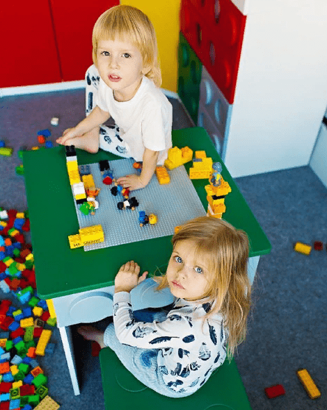 Детский игровой стол с площадкой "Лего" МАНДАРИН ЛЕГОЛЕНД 179557 Белый Santreyd  - Вид №6