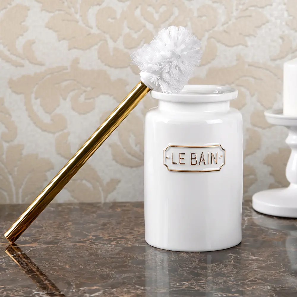Ёршик для унитаза Wess Le Bain Blanc цвет золотой 82260751 STLM-2011252 - Вид №4