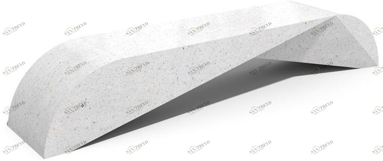 ENCHO ENCHEV - ETE Бетонная скамейка без спинки  195 