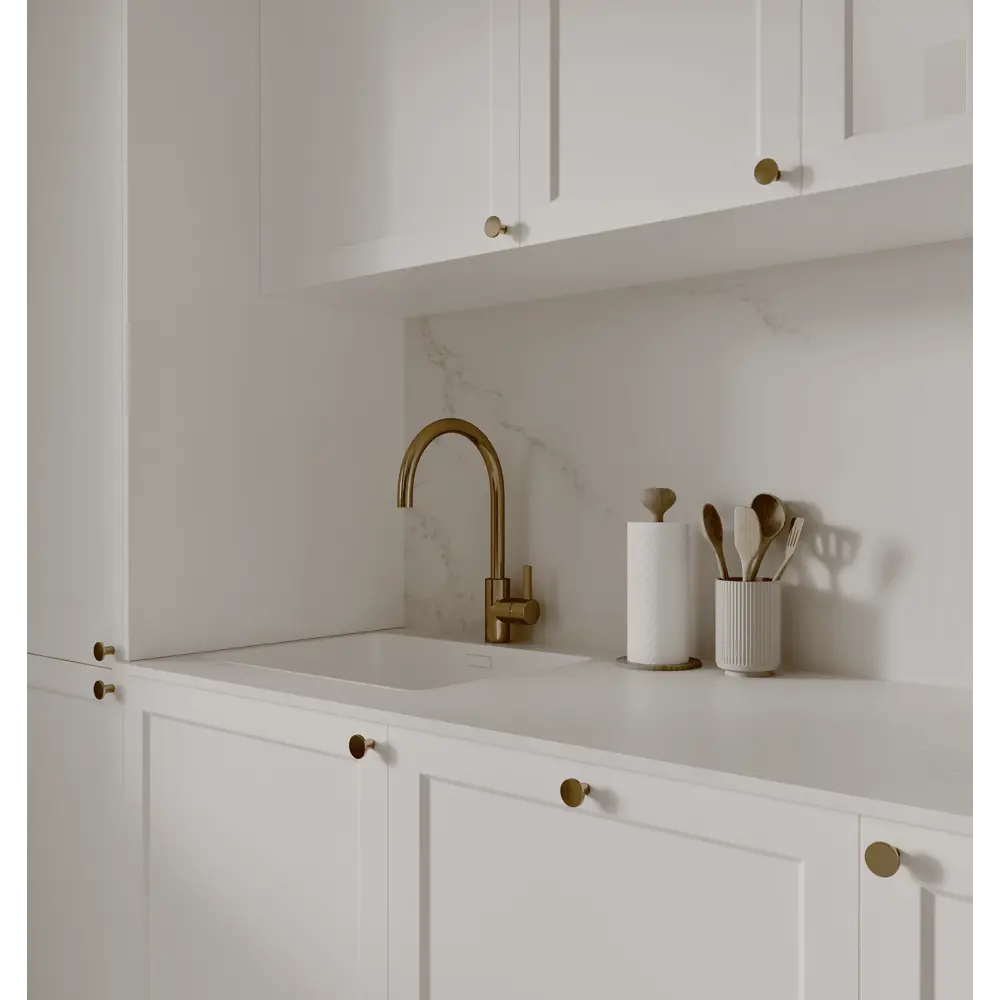 INSPIRE Ручка-кнопка «Аян» золотая для мебели 87837720 STLM-1005441 - Вид №7