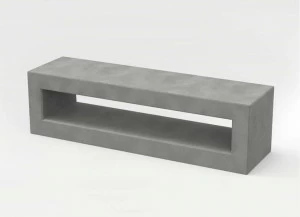 CO33 Бетонная скамейка без спинки Angulus Gb3.1o