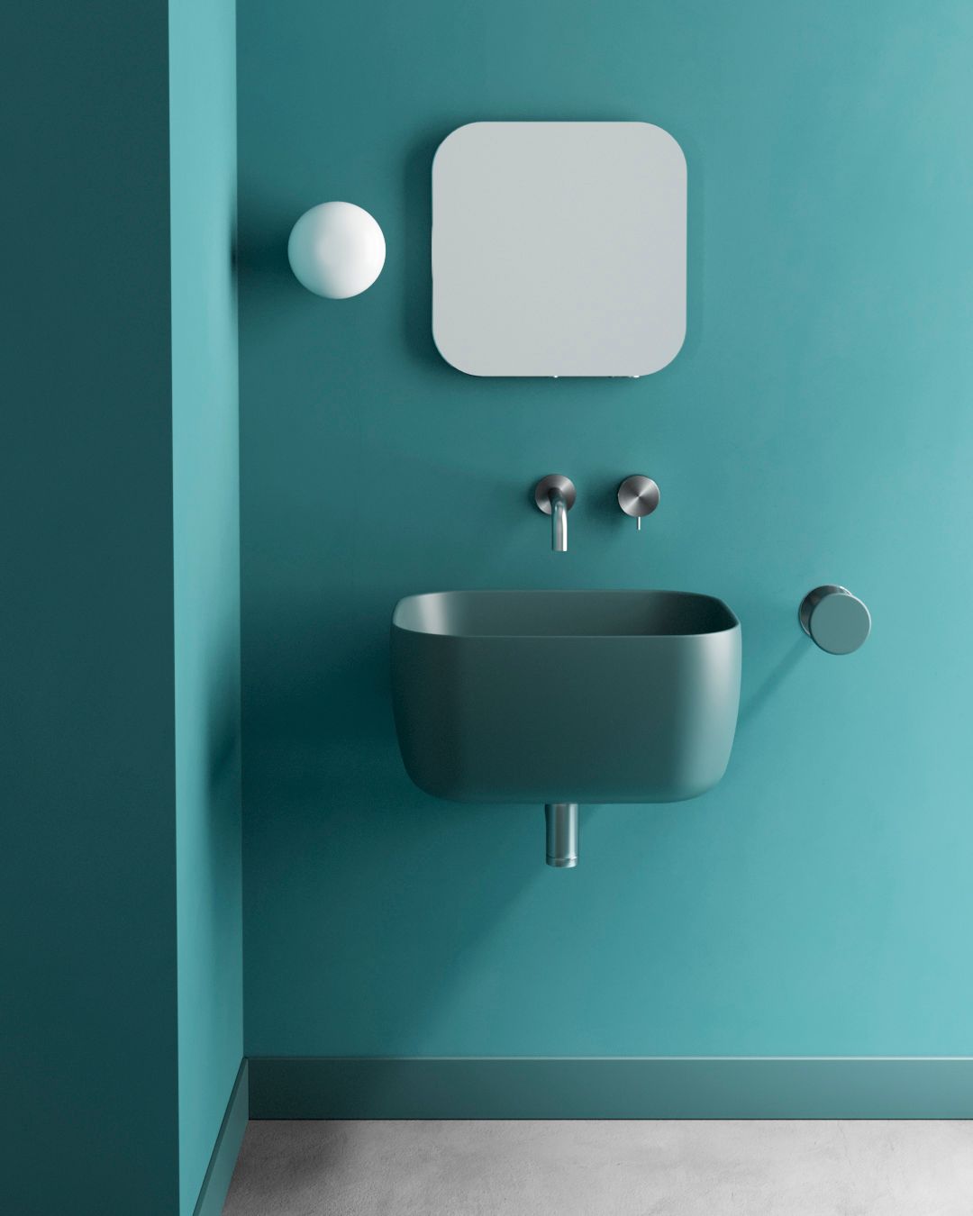 Керамическая прямоугольная подвесная раковина Galassia Lola ARCH-00097632 - Вид №1