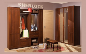 3612C Модульная прихожая Sherlock, орех, композиция 1 Глазовская мф