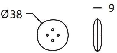 Sancal Круглая подушка из ткани для дивана Party sun-id-1475827 - Вид №2