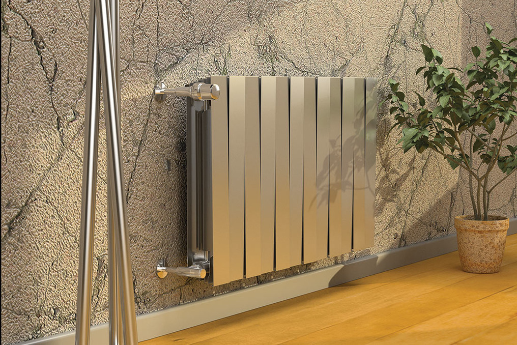 Радиатор биметаллический Royal Thermo PianoForte Silver Satin (серебристый)  - 4 секции sun-id-646079 - Вид №2