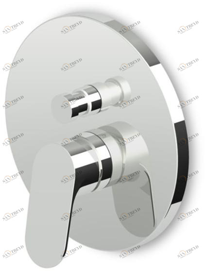 ZUCCHETTI Смеситель для ванны и душа, однорычажный, с переключателем Nikko Zkk096 - r97800