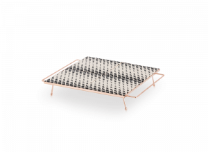 037204 Поднос квадратный Black & White 30x30 GAN Mix & Match