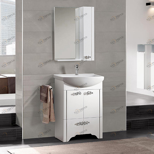 Комплект мебели для ванной Belux Квадро 70 АРКТИКН70