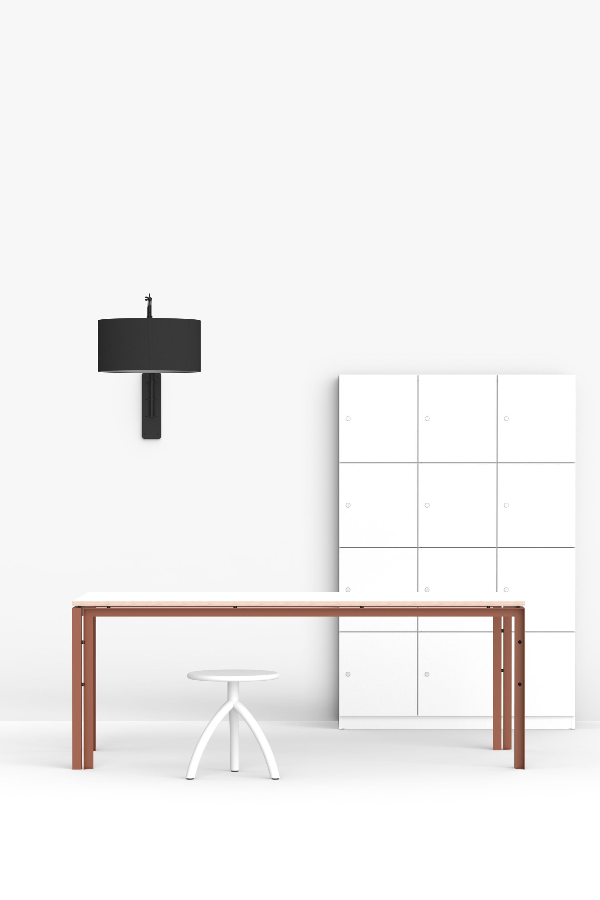 Алюминиевый табурет с порошковым покрытием FUNCTIONALS STOOL ARCH-00123495 - Вид №33