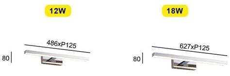 Terzo Light Светодиодная зеркальная лампа  V4178000/v4178100  - Вид №2