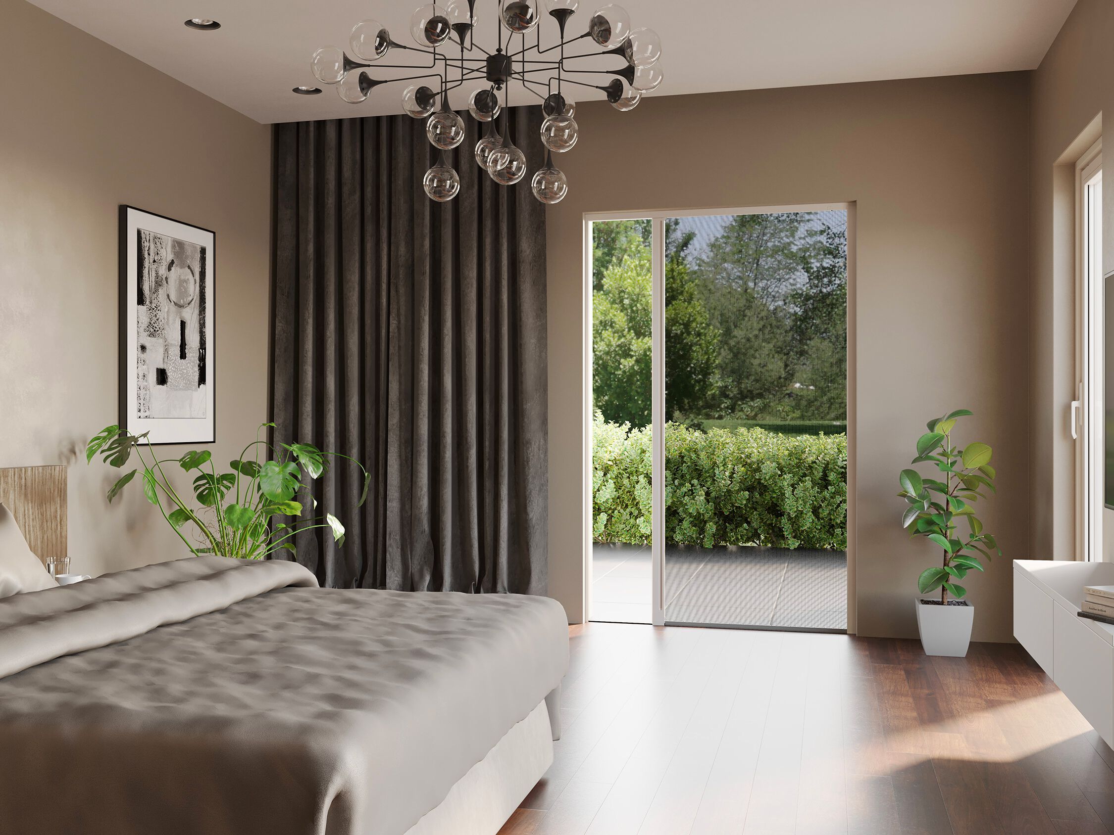 Сетчатая сетка с откидной крышкой и боковой прокруткой Mv Line москитные сетки-боковая прокрутка ARCH-00032895