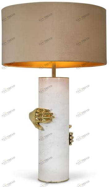 KOKET Настольная лампа из каррарского мрамора sun-id-1365531