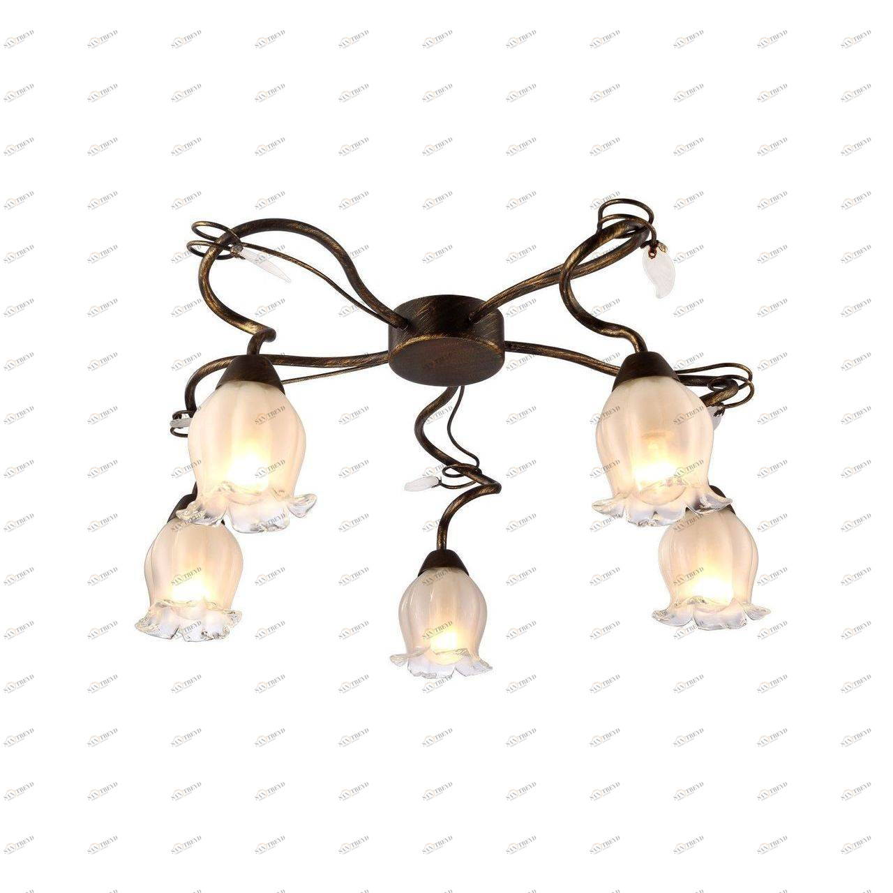 Потолочная люстра Arte Lamp 83 A7449PL-5BR ARTE LAMP ДИЗАЙНЕРСКИЕ 058534 Белый 