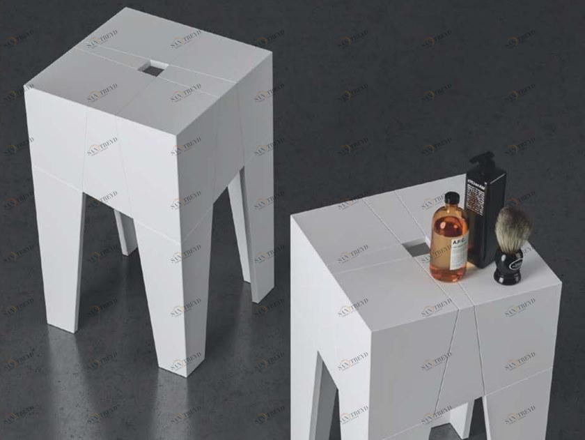 MOMA Design Табурет для ванной с твердой поверхностью  Tgr 