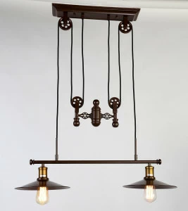 Подвесная люстра Favourite Winch 1762-2P FAVOURITE ДИЗАЙНЕРСКИЕ, WINCH 057237 Коричневый