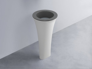 AMLA45-CM+AMPILT-BR+AMCOLT-BL Раковина Amedeo Tondo отдельностоящая cielo Enjoy + Amedeo