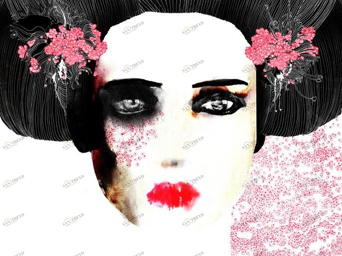 MOMENTI Авторский художественный принт Crazy home paintings Nc-001