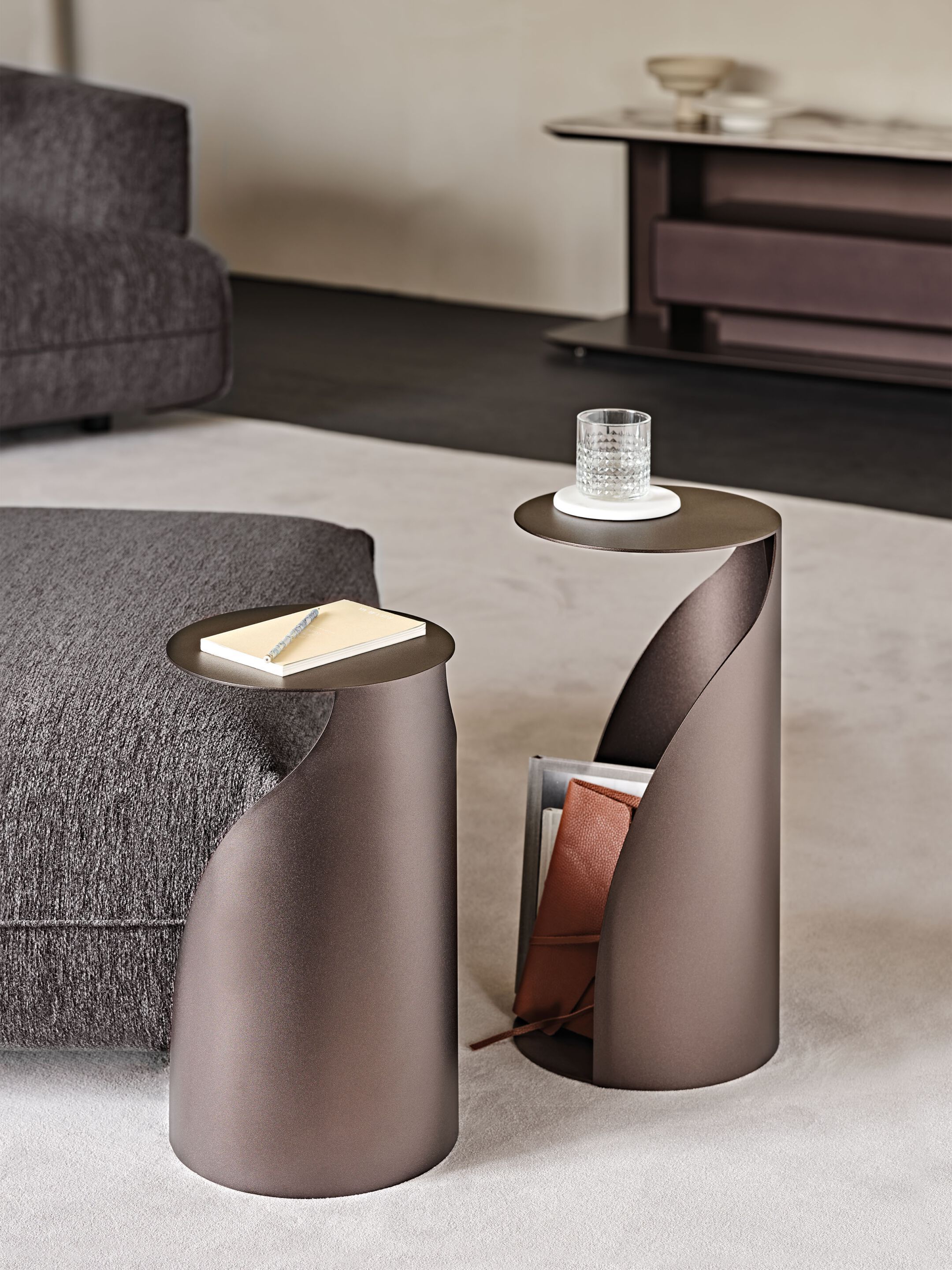 Круглый стальной журнальный столик Cattelan italia PENGUIN ARCH-00114274 - Вид №2