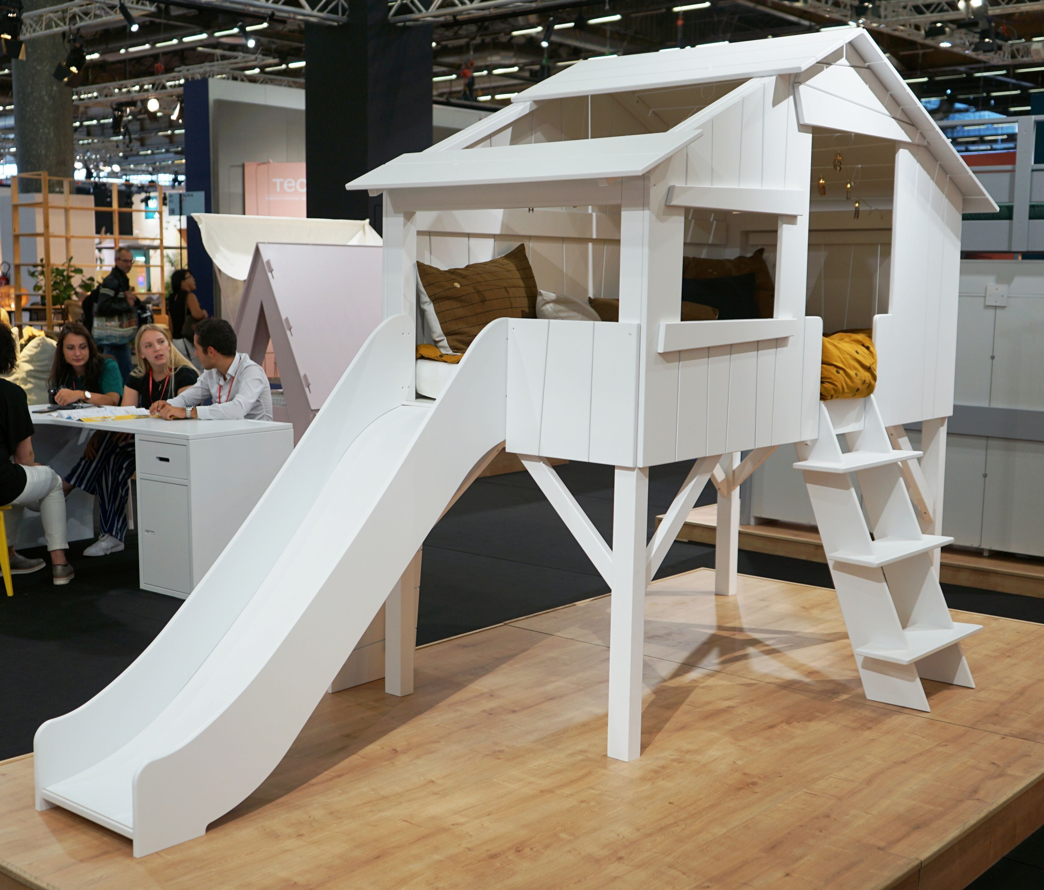 Кровать-чердак из МДФ с горкой Mathy by Bols TREEHOUSE BEDS &amp ARCH-00138368 - Вид №5