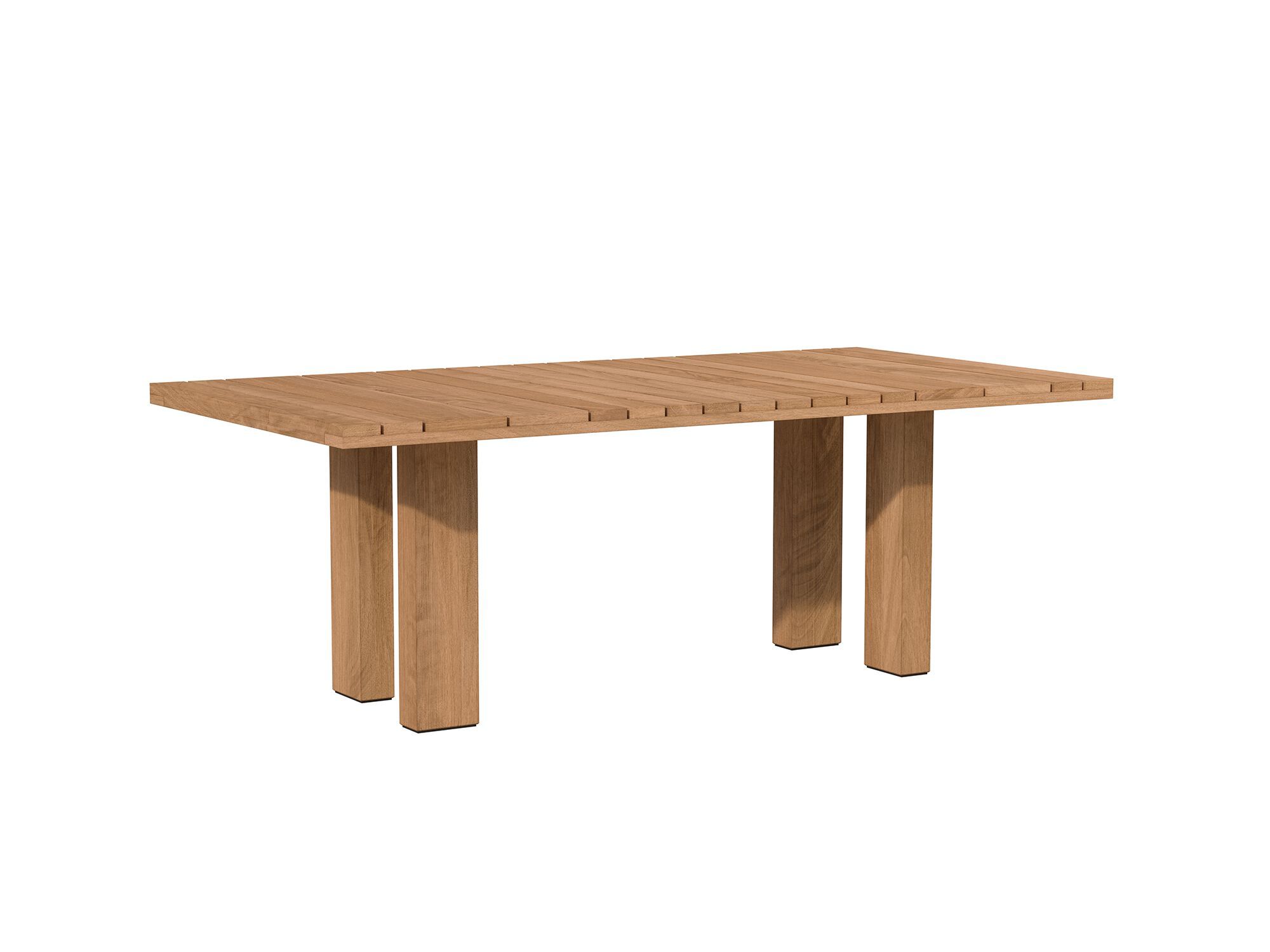 Прямоугольный стол из тикового дерева TRIBÙ Suro ARCH-00100024 - Вид №3