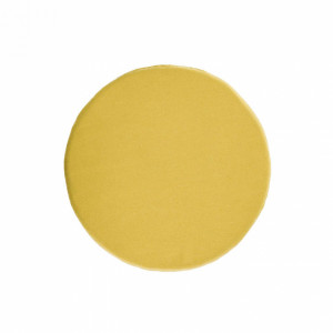 108442 Круглая подушка для стула из 100% шерсти горчичного цвета Ø 35 см La Forma Biasina