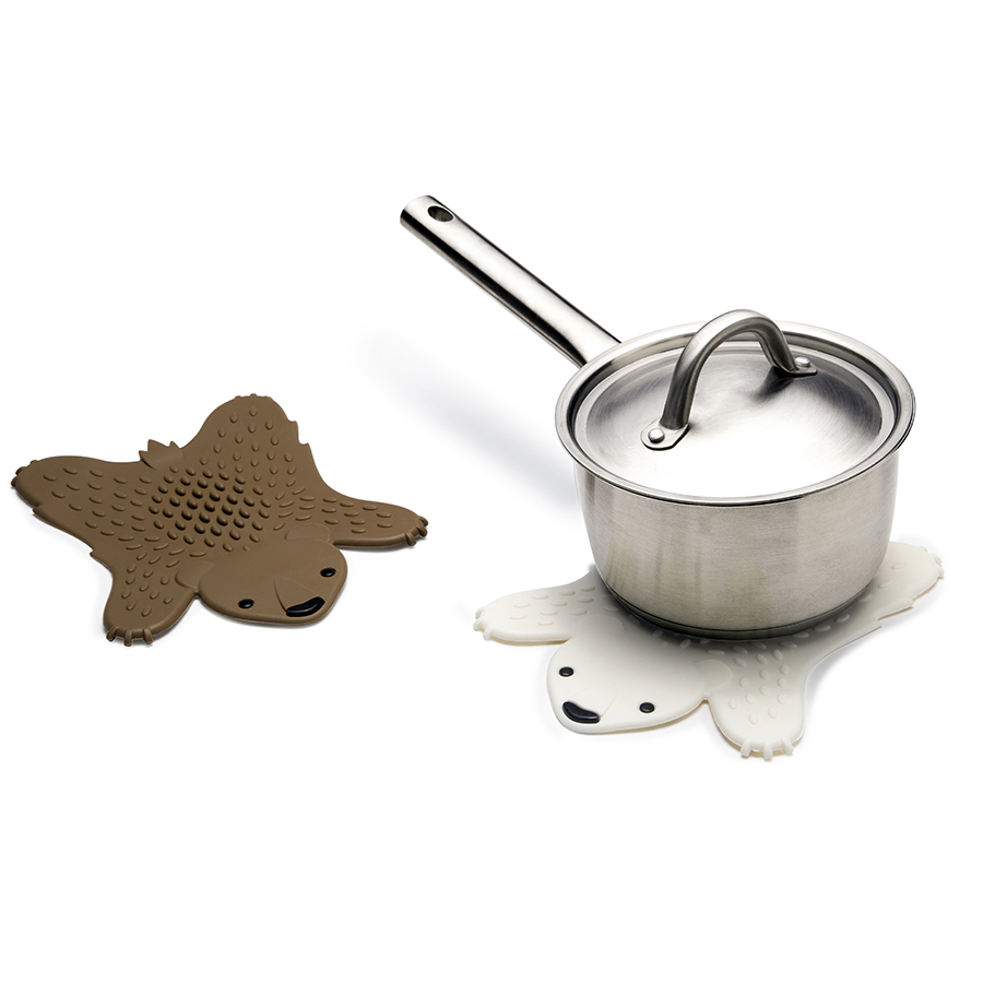 OT864 Подставка под горячее grizzly коричневая OTOTO  - Вид №2