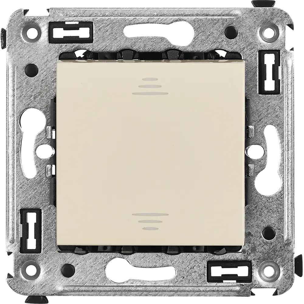 Выключатель встраиваемый DKC Avanti 1 клавиша цвет ванильная дымка STLM-2099387 - Вид №1