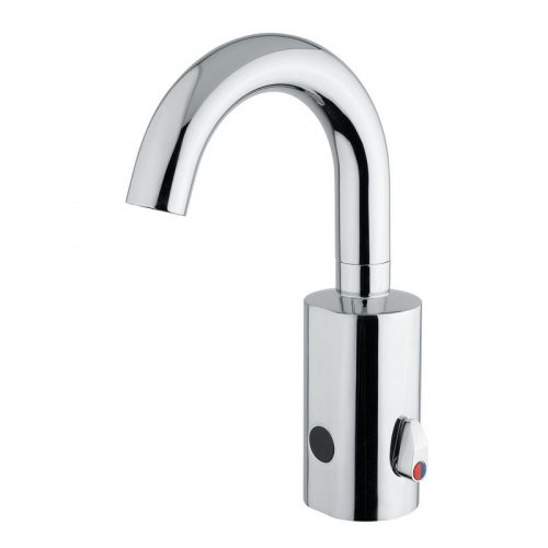 2504 Idral Электронный смеситель для раковины серии CURVE с инфракрасным датчиком. Работает от батареи 