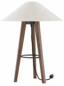 Ligne Roset Настольная светодиодная лампа из стали и дерева Melusine 10073060-10073070