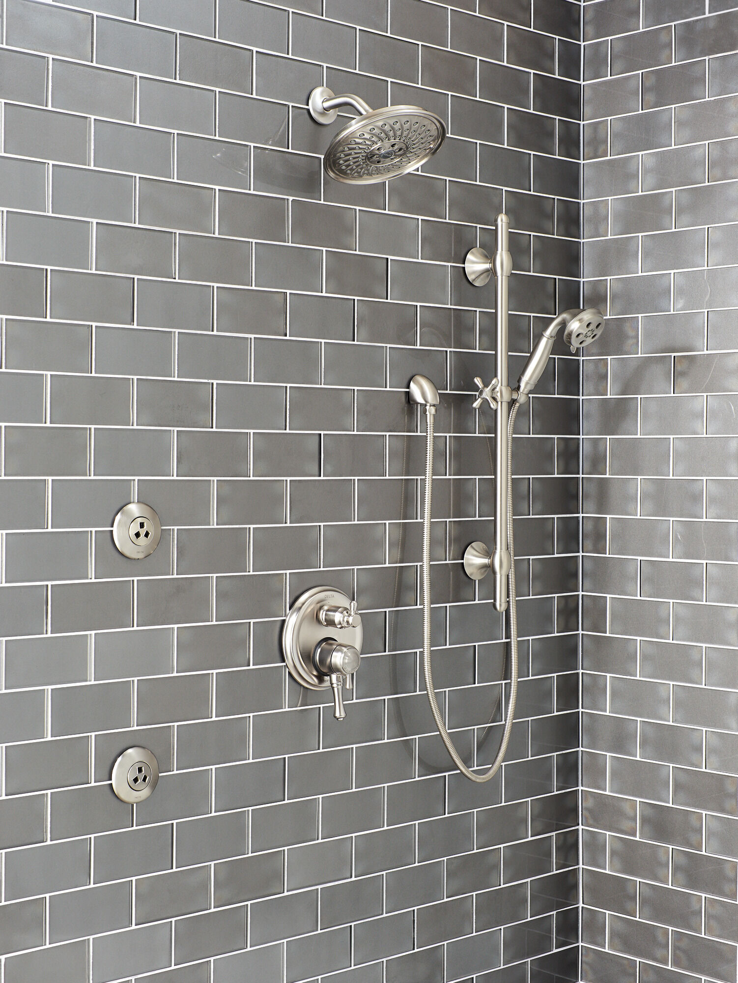 T50010-SS Спрей для тела HydraChoice® Body Spray Trim Delta Faucet HydraChoice Body Spray System Нержавеющая сталь  - Вид №12