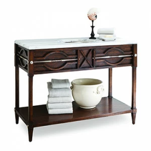 Тумбочка, большая (от 37 до 59,5) 17554-110-401 Spindle Sink Chest - Walnut Ambella