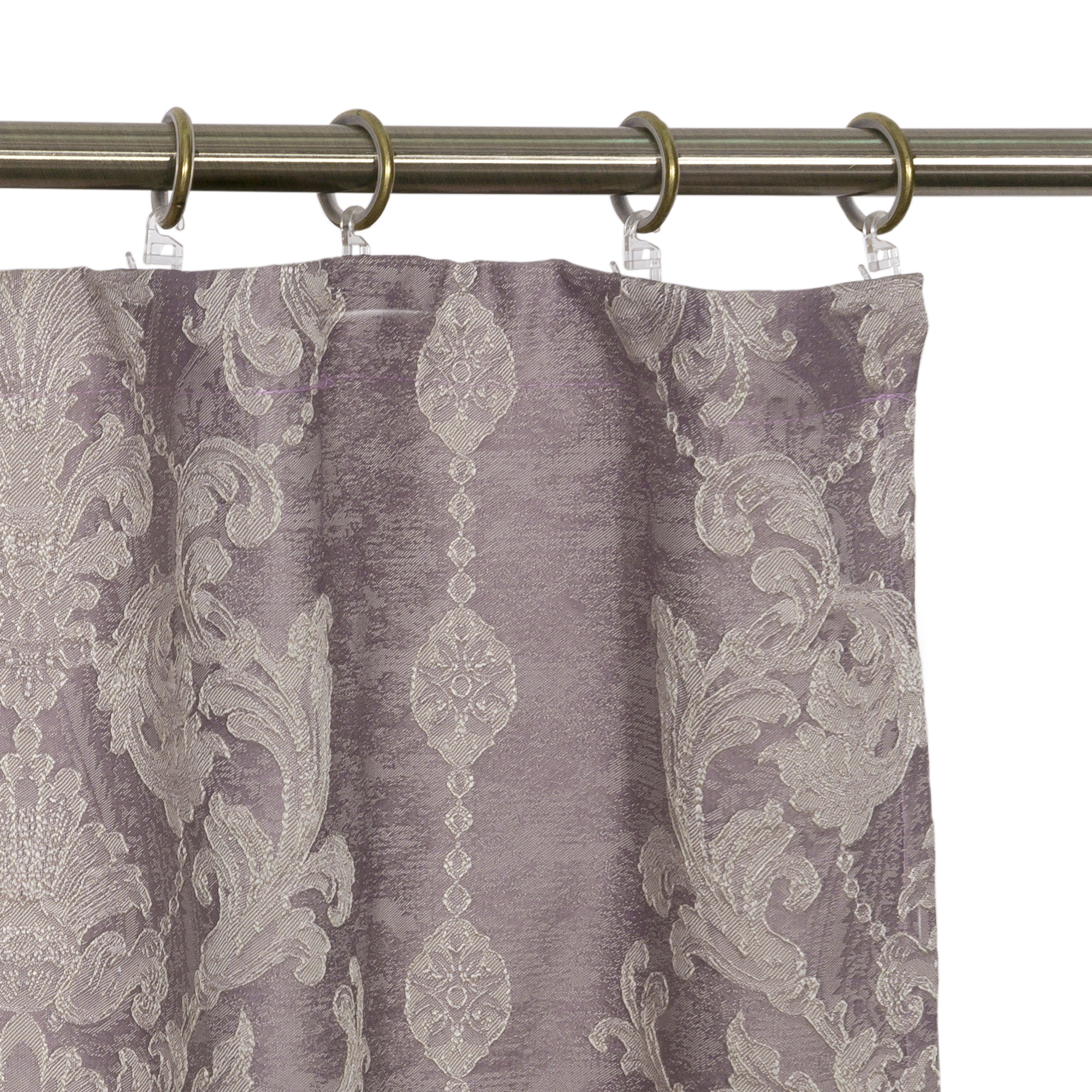 Штора AMORE MIO «Севилья» с вензелями для спальни 160х260 см 82009512 STLM-0017198 - Вид №4