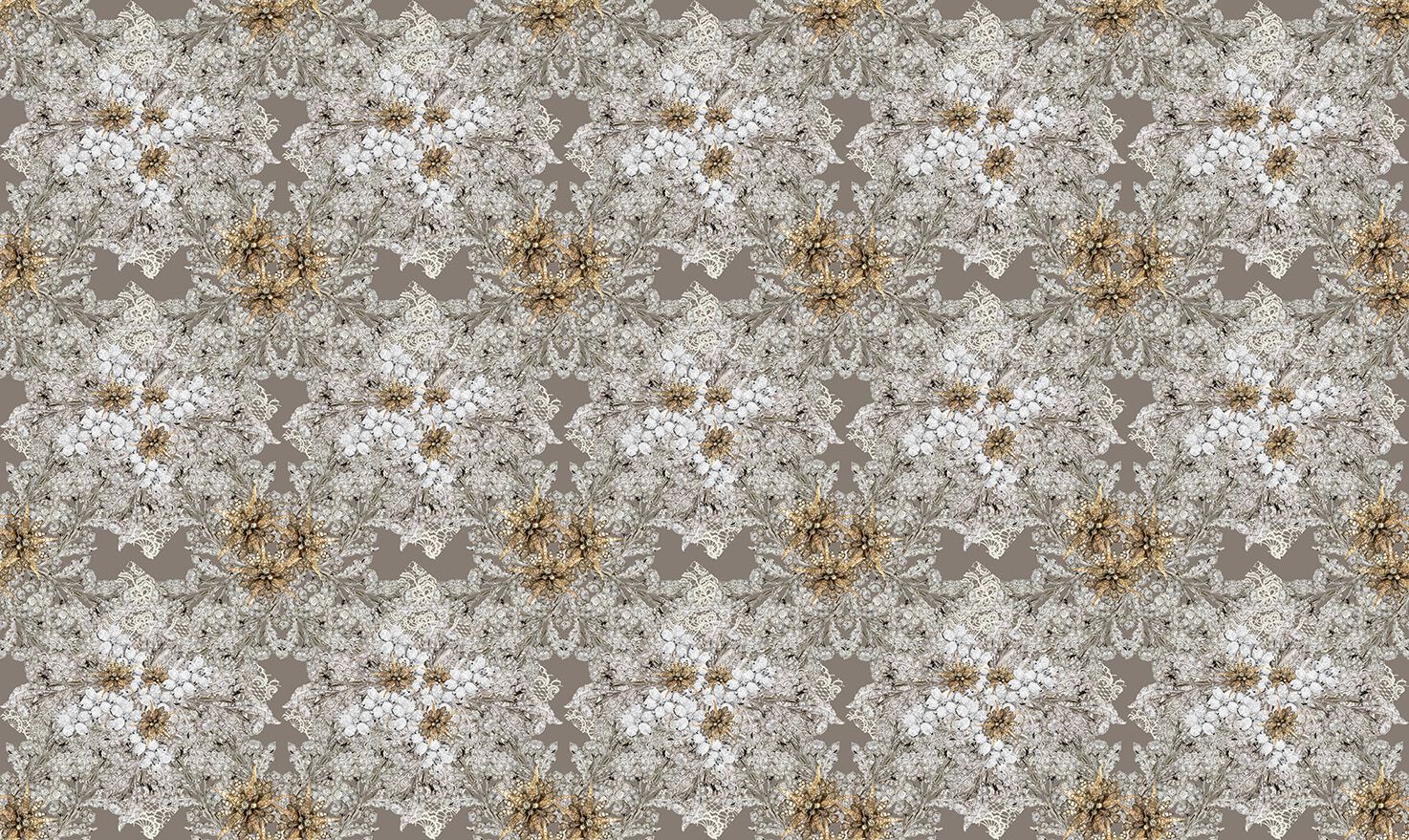 Обои с цветочными мотивами Jannelli&Volpi LACE ARCH-00110511 - Вид №4