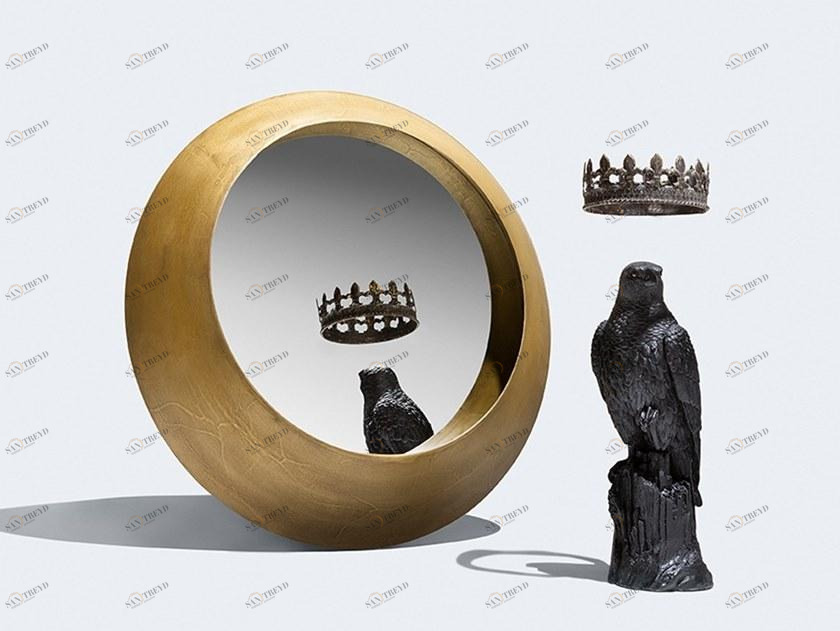 Lema Круглое зеркало в раме sun-id-1408974