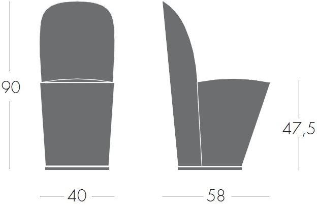 Segis Кресло с тканевой обивкой  I960  - Вид №5