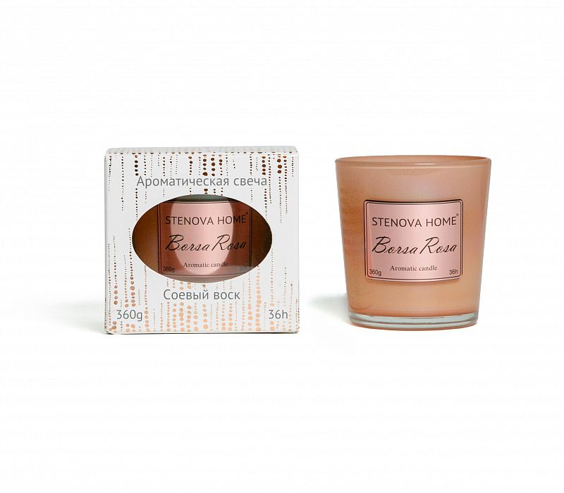 Victoria Stenova 811052 Ароматическая свеча Borsa Rosa  - Вид №5