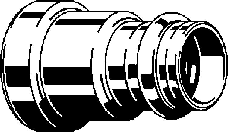 736 316 Модель 4213.2 Трубопроводные системы  Megapress  Переходники/​переходные угольники Santreyd  - Вид №1