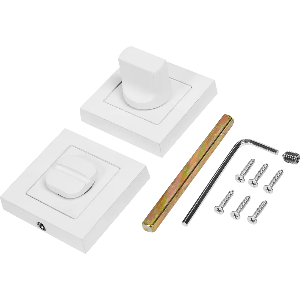 Фиксатор дверной PROFFERO белый матовый для замков и защелок 89348723 STLM-0899082 - Вид №2