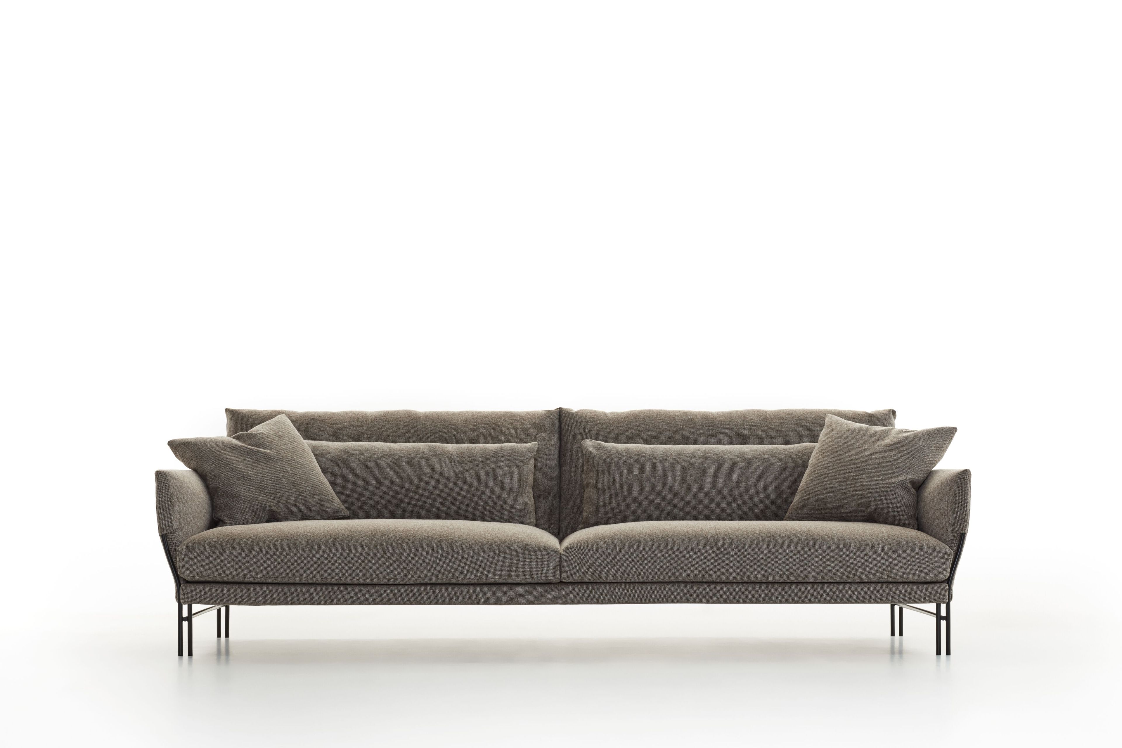 4-местный тканевый линейный диван Omelette Editions Majestic ARCH-00048827 - Вид №1