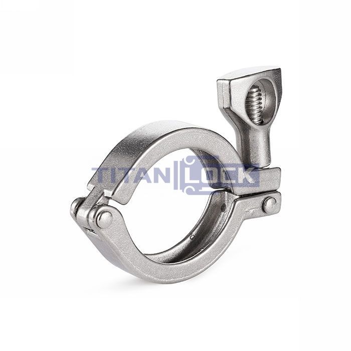 Хомут CLAMP одноосевой DN50 нерж. 304, DIN TL50CLC TITAN LOCK 