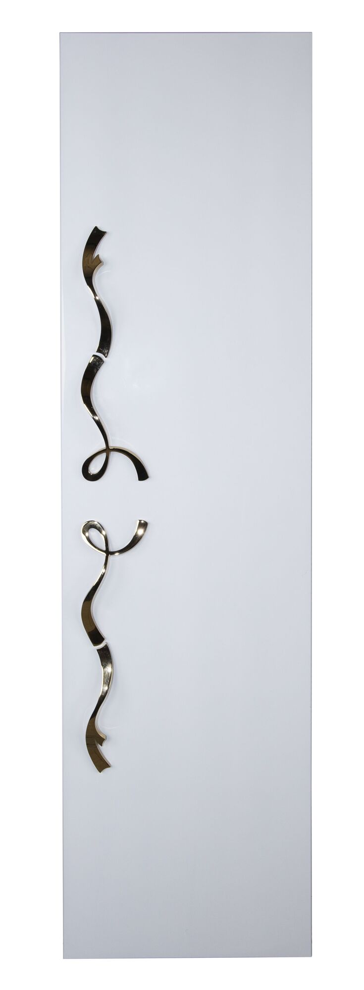 Колонка LAURA 1 дверь Белый глянец Золото Tessoro TSLA1SWG - Вид №1