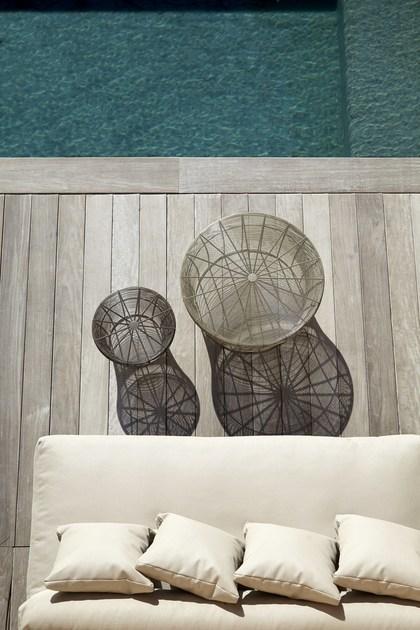 GANDIABLASCO Низкий садовый табурет из нержавеющей стали Aram sun-id-1480266 - Вид №3