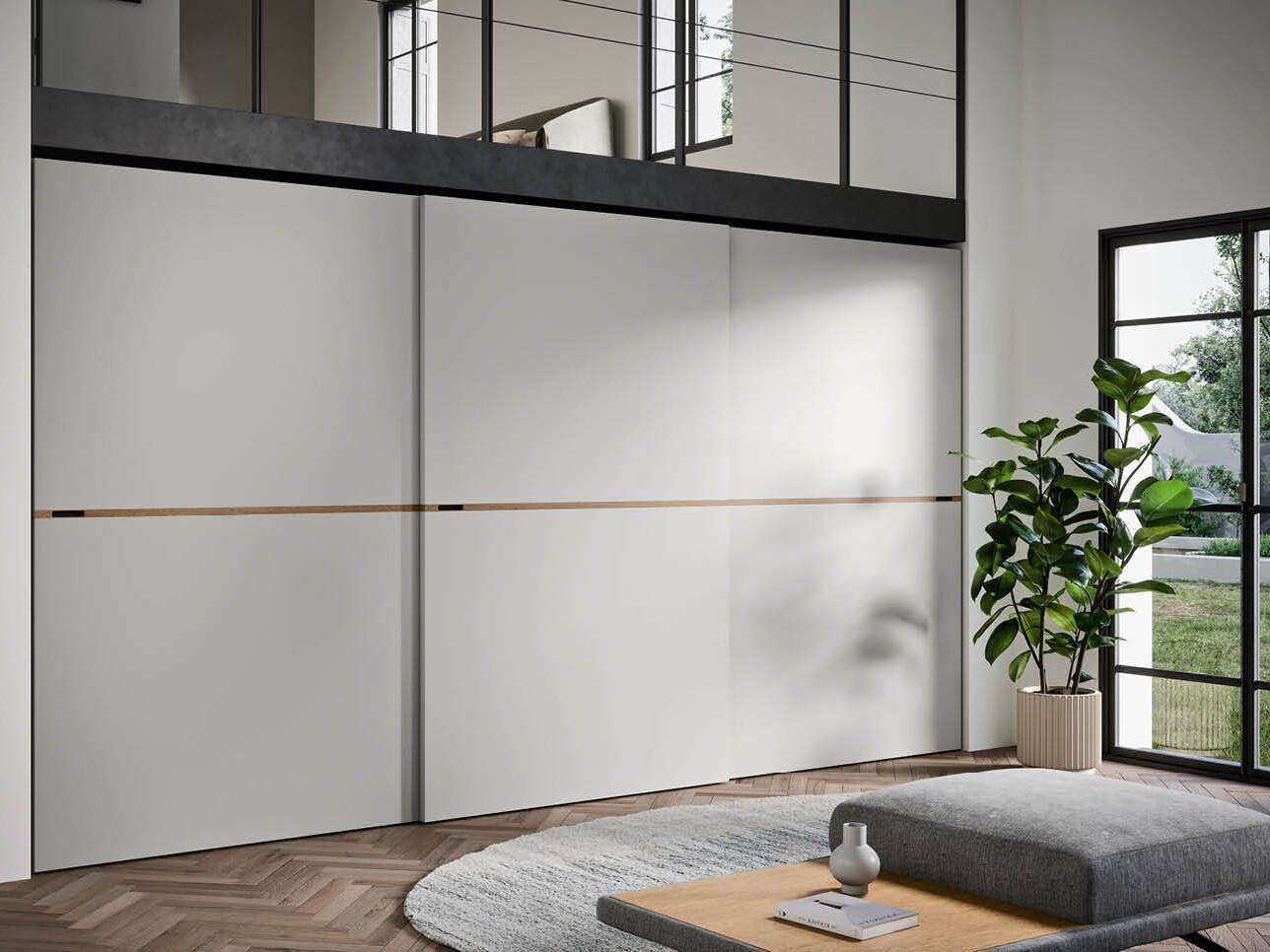 Шкаф с раздвижными дверями Novamobili MIDDLE ARCH-00054736 - Вид №1