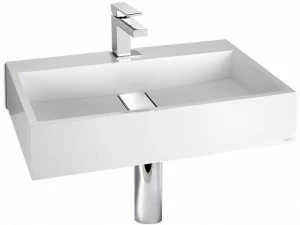 2608033 Подвесная раковина настенная овальная Vallvé Stripe белая