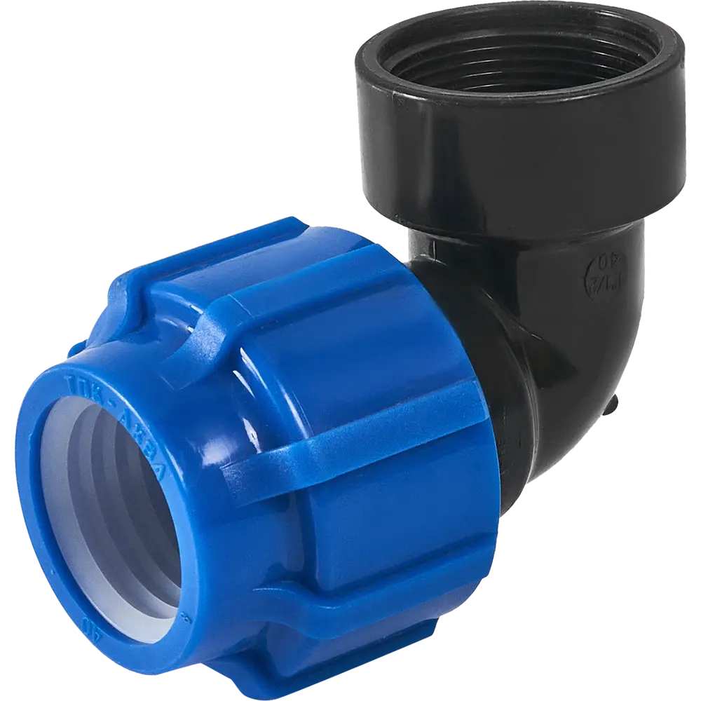 Отвод обжимной ТПК-АКВА 40x1 1/2 внутренняя резьба ПОЛИТЭК STLM-2074140