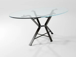 Barel Овальный обеденный стол из хрусталя Lama