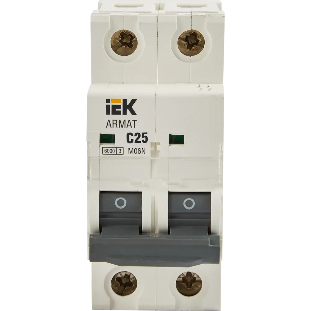 Дифференциальный автомат IEK Armat M06N 25А - защита от токов утечки и КЗ 87762153 STLM-1107615 - Вид №1