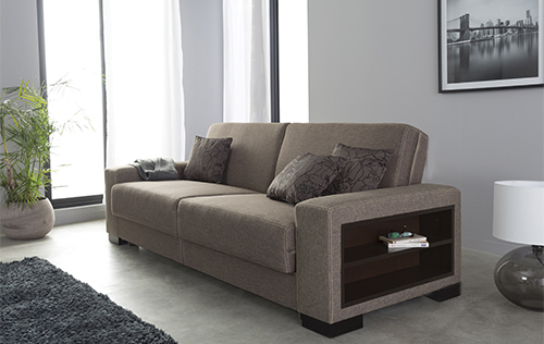 Диван раскладной прямой серый "Ескалад" ALTA COMFORT ЛОТОС 030807 Серый  - Вид №2